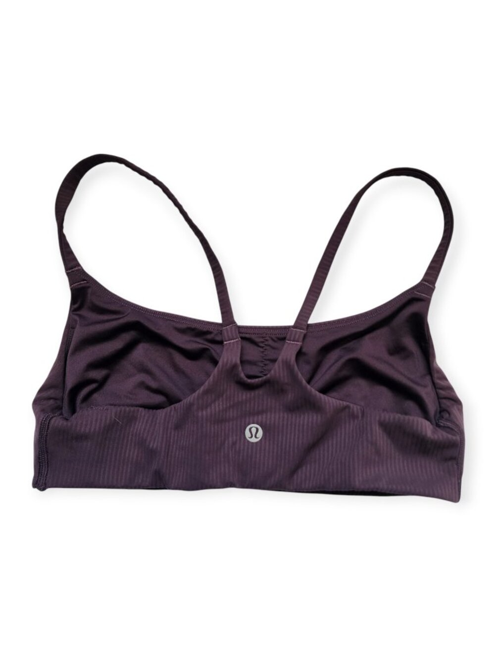 Lululemon Ribbed Strappy Sports Bra Women's Size  Small (6) Purple Yoga